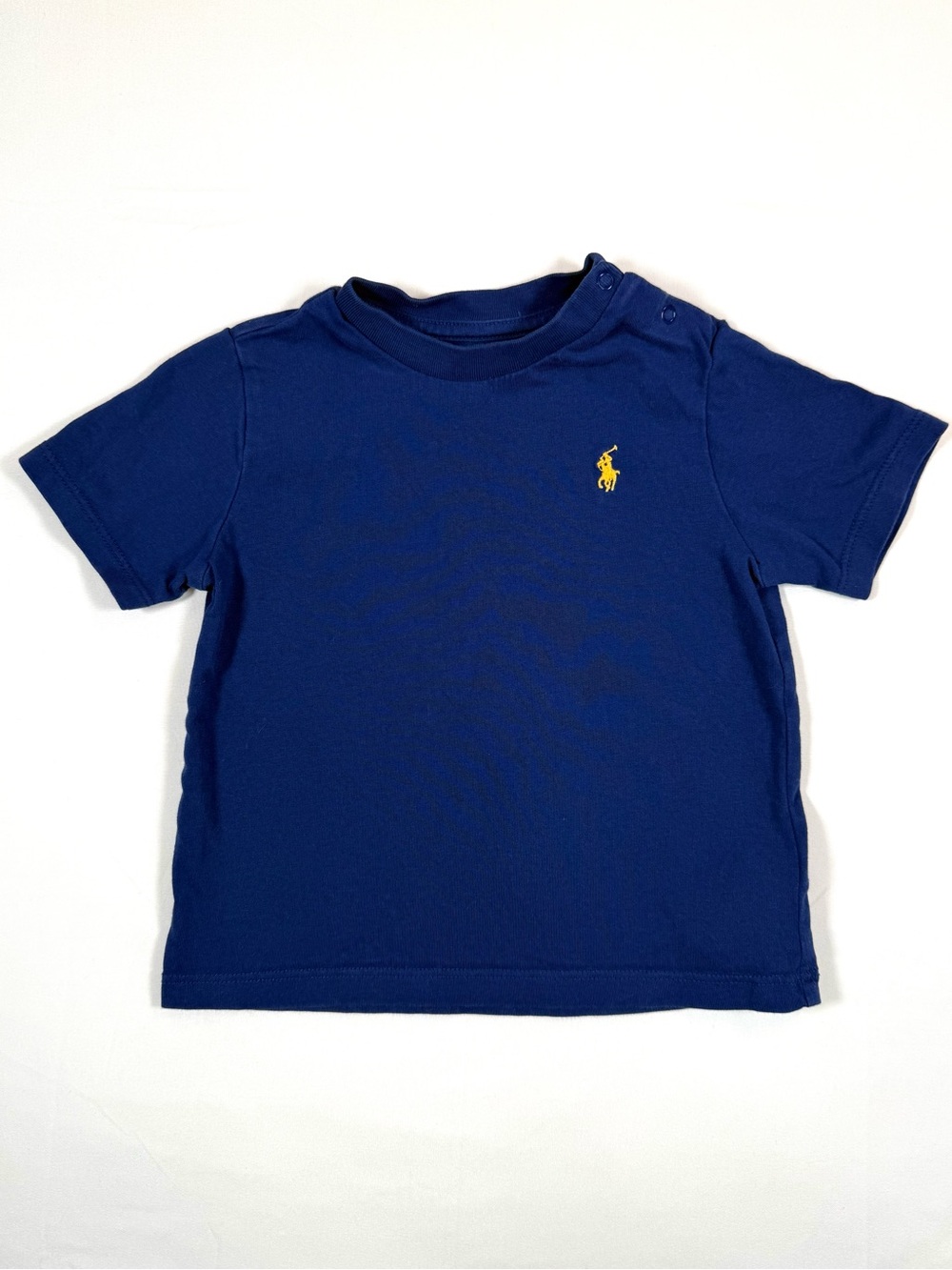 RALPH LAUREN Boys Crewneck Short Sleeve Pony Logo T Shirt 12m Preppy Classic